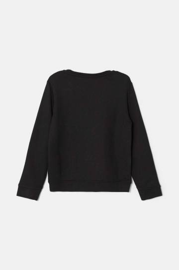 Детская кофта Emporio Armani цвет чёрный с принтом 8N4MR6 1JRIZ Детская кофта Emporio Armani цвет чёрный с принтом 8N4MR6 1JRIZ