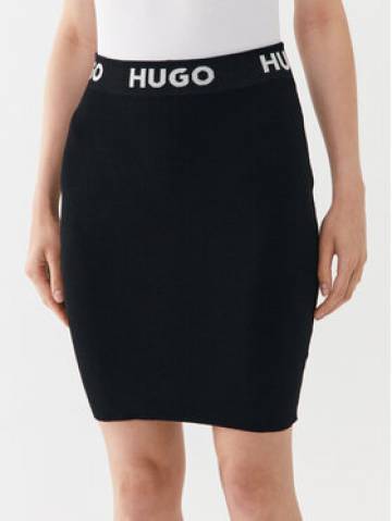 Hugo Спідниця-олівець Sarmola 50493756 Чорний Slim Fit Hugo Спідниця-олівець Sarmola 50493756 Чорний Slim Fit