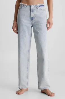 Женские голубые джинсы 90S STRAIGHT CUT WAISTBAND Голубой 30 Calvin Klein Jeans J20J221231