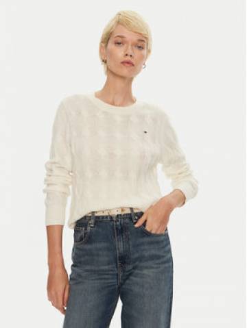 Tommy Hilfiger Светр WW0WW43586 Écru Regular Fit