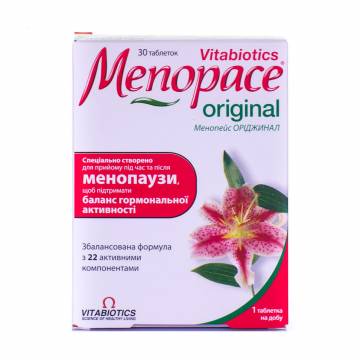Менопейс Ориджинал Vitabiotics Menopace Original, 30 таблеток Менопейс Ориджинал Vitabiotics Menopace Original, 30 таблеток