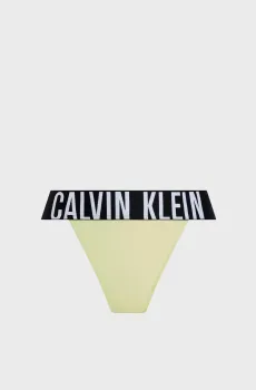 Женские салатовые трусики HIGH LEG THONG Салатовый XS Calvin Klein 000QF7638E
