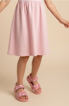 Сандалі з мотивом єдинорогів - пильно-рожевий