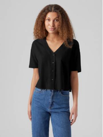 Vero Moda Блузка Jesmilo 10279696 Чорний Regular Fit Vero Moda Блузка Jesmilo 10279696 Чорний Regular Fit