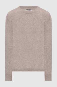 Бежевый джемпер NEBBIE из шерсти и кашемира