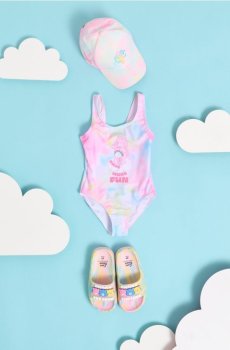 Купальник tie-dye Care Bears - різнобарвний