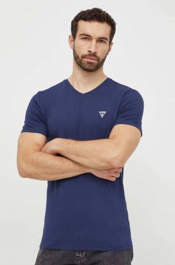 Футболка Guess 2 шт мужской цвет синий с принтом Футболка Guess 2 шт мужской цвет синий с принтом
