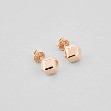 Золотые серьги Minimal с163-ч Золотые серьги Minimal с163-ч