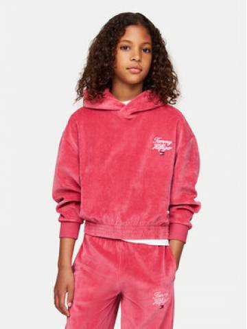 Tommy Hilfiger Світшот Script KG0KG08192 Рожевий Regular Fit Tommy Hilfiger Світшот Script KG0KG08192 Рожевий Regular Fit