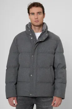 Мужской серый пуховик Серый 48 BOSS 50540465;030