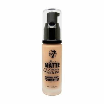 Матирующий тональный крем для лица W7 Matte Made In Heaven Foundation Natural Beige, 30 мл Матирующий тональный крем для лица W7 Matte Made In Heaven Foundation Natural Beige, 30 мл