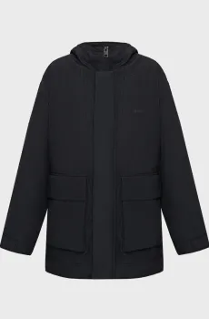 Мужская черная куртка Черный XL HUGO 50567272;001