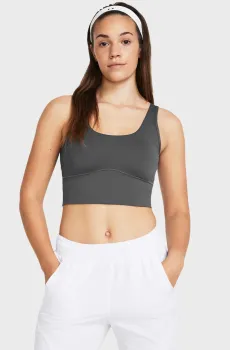 Женский серый топ Meridian Fitted Crop Tank Серый S Under Armour 1379153-025