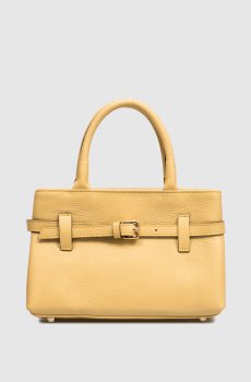 Желтая кожаная сумка Dollaro