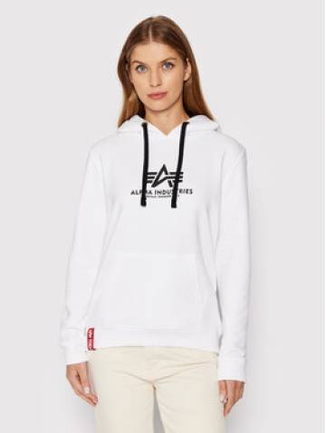 Alpha Industries Світшот New Basic 196032 Білий Regular Fit Alpha Industries Світшот New Basic 196032 Білий Regular Fit