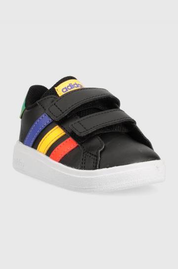Детские кроссовки adidas GRAND COURT 2. CF цвет чёрный Детские кроссовки adidas GRAND COURT 2. CF цвет чёрный