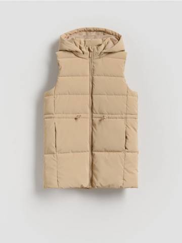 Reserved - GIRLS` OUT VEST - бежевий - 216EX-08X Reserved - GIRLS` OUT VEST - бежевий - 216EX-08X