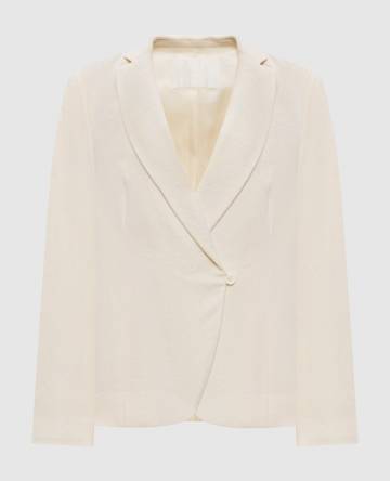 Белый жакет из шерсти Белый жакет из шерсти