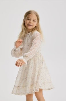 Reserved - Сукня з візерунком - кремовий - 335IB-01P