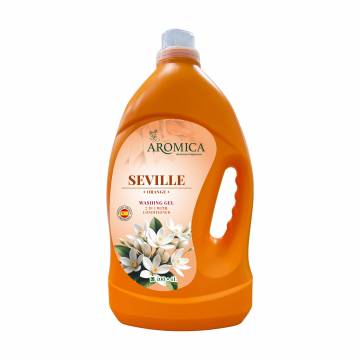 Жидкое средство для стирки Aromica Seville Orange для белых и цветных вещей, 100 стирок, 4 л Жидкое средство для стирки Aromica Seville Orange для белых и цветных вещей, 100 стирок, 4 л