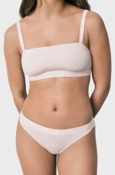 Женские бежевые трусики Бежевый M womensecret 4633536