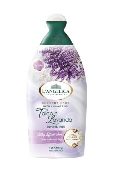 Расслабляющий гель для душа и ванны Langelica Supreme Care Bath & Shower Gel с тальком и лавандой, 500 мл