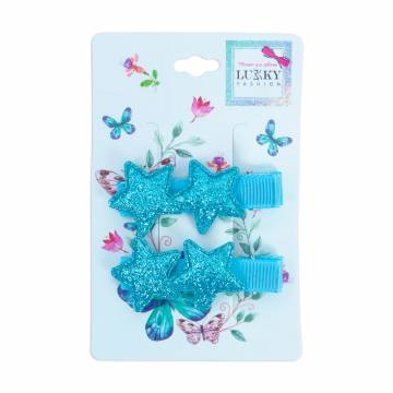 Заколки для волос Lukky Звездочки, голубые, 2 шт (T18454) Заколки для волос Lukky Звездочки, голубые, 2 шт (T18454)