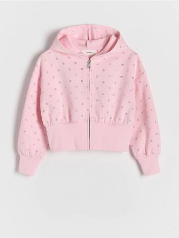 Reserved - GIRLS` JOGGING TOP - рожевий - 561DB-30X Reserved - GIRLS` JOGGING TOP - рожевий - 561DB-30X