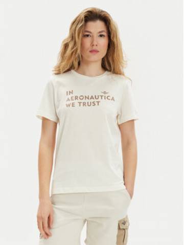 Aeronautica Militare Футболка 241TS2233DJ510 Бежевий Regular Fit Aeronautica Militare Футболка 241TS2233DJ510 Бежевий Regular Fit
