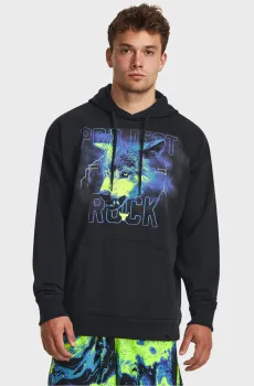 Мужское черное худи Pjt Rock Hwt Terry HD Черный S Under Armour 1380152-001