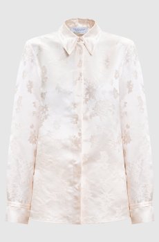 Белая блуза Cruz из шелка