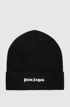 Черная шапка с логотипом