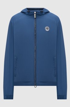 Синяя ветровка