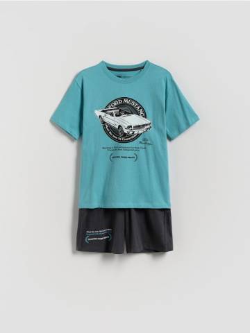 Reserved - Двокомпонентна піжама Ford - синій - 724FS-55X