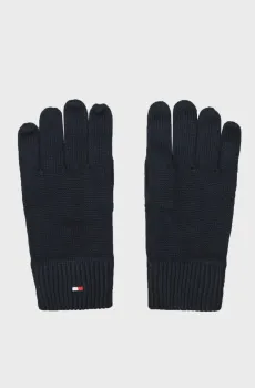 Мужские темно-синие перчатки ESSENTIAL FLAG Синий ONESIZE Tommy Hilfiger AM0AM11048