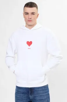 Мужское белое худи Белый S HUGO 50554025;100