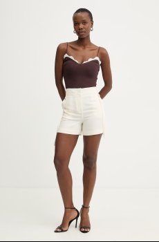 Patrizia Pepe шорты для женщин с добавлением льна