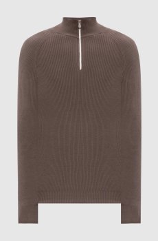 Коричневый джемпер
