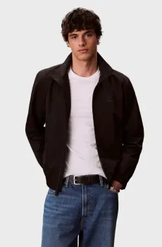 Мужская черная ветровка STAND COLLAR Черный S Calvin Klein LV04LF515G