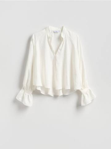 Reserved - Cорочка з високим вмістом модалу - кремовий - 105IC-01X