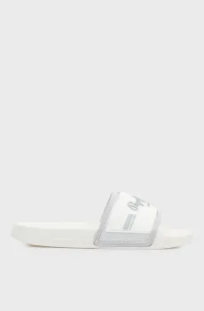 Женские белые слайдеры MET Белый 41 Pepe Jeans PLS700003