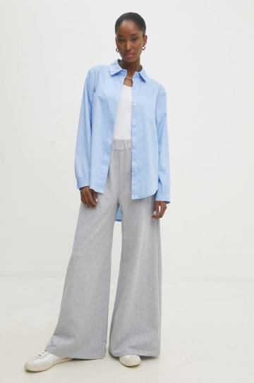 Хлопковая рубашка Answear Lab женская regular классический воротник Хлопковая рубашка Answear Lab женская regular классический воротник