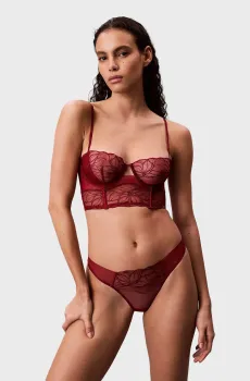 Женский красный бюстгальтер UNLINED Красный 32B Calvin Klein LV00QF8351