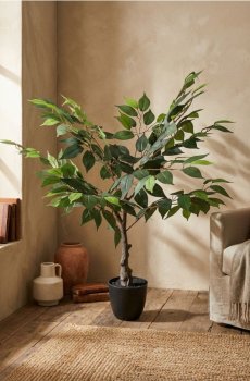 Штучне декоративне деревце в горщику - зелений