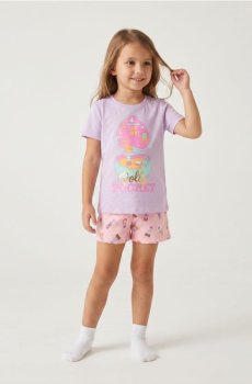 Піжамний комплект із двох предметів Polly Pocket - Фіолетовий