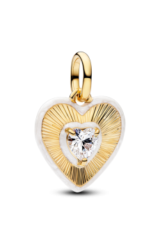 Медальйон "Сяюче біле серце"