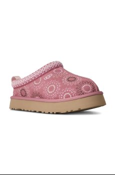 Детские замшевые тапочки UGG TAZZ SUN STITCH