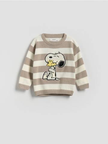 Reserved - Джемпер Snoopy - кремовий - 553BF-01X Reserved - Джемпер Snoopy - кремовий - 553BF-01X