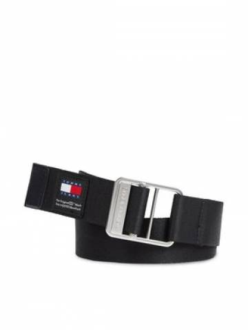 Tommy Jeans Чоловічий ремінь Tjm Webbing 3.5 AM0AM12341 Чорний Tommy Jeans Чоловічий ремінь Tjm Webbing 3.5 AM0AM12341 Чорний