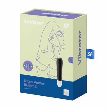 Вибропуля Satisfyer Ultra Power Bullet 2 Vibrator черная, 1 шт Вибропуля Satisfyer Ultra Power Bullet 2 Vibrator черная, 1 шт